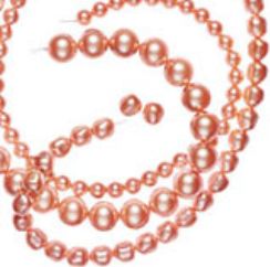 SWAROVSKI ELEMENTS CRYSTAL ROSE PEACH PEARL